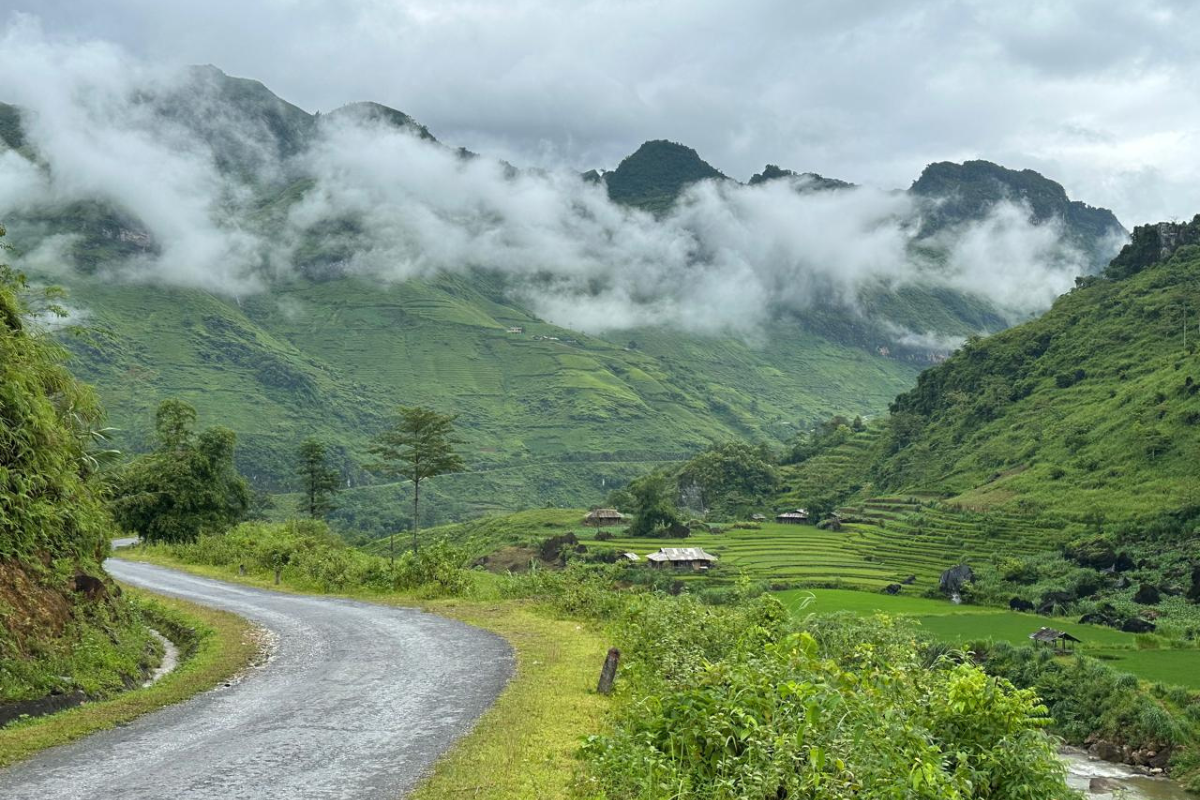 Landscape of Du Gia on the Stone Plateau